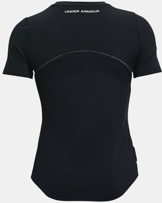 Women's UA HydraFuse Short Sleeve, Black, pdpMainDesktop image number 5